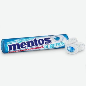 Жевательная резинка Mentos «Pure Fresh» со вкусом свежей мяты 15,5 г