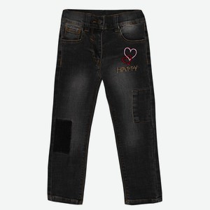 Брюки джинсовые для девочки Bonito kids, серые (116)