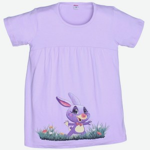 Платье для девочки Sladikmladik «Bunny» фиолетовое (92)