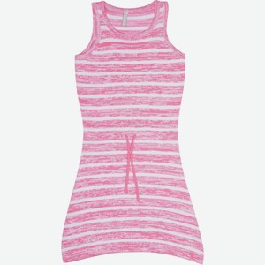 Платье детское Barkito «Милитари», розовое с рису (122)