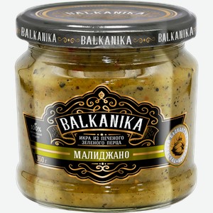 Икра Balkanika Малиджано из зеленого перца 360г