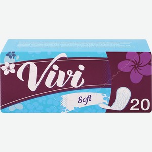 Прокладки VIVI Panty Soft ежедневные, Россия, 20 шт