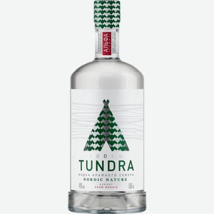 Водка TUNDRA Nordic Nature водка крайнего севера алк.40%, Россия, 0.5 L