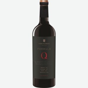 Вино Fanagoria Формула Q красное сухое, 0.75л Россия