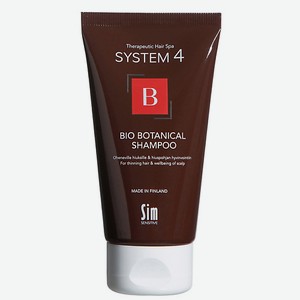 SYSTEM4 Шампунь биоботанический против выпадения и для стимуляции роста волос