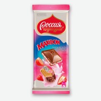 Шоколад   Россия - щедрая душа!   Maxibon sandwich with strawberry taste, 80 г