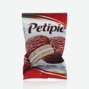 Печенье Petipie в шоколадной глазури, с начинкой 21г