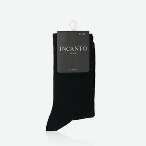 Мужские однотонные носки INCANTO BU733008 Nero р.3