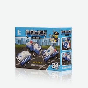 Игрушка - конструктор   Полиция   3 в 1 20-28 элементов