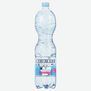 Вода питьевая «Сенежская» газированная, 1,5 л