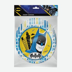 Набор бумажных тарелок ND Play «Batman» 18 см