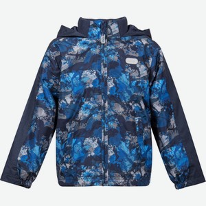 Куртка для мальчика Barkito,синяя с рисунком (98)