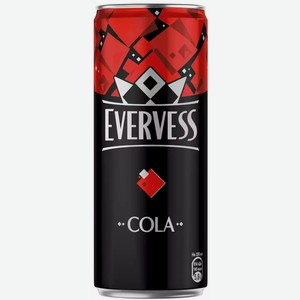 Напиток Evervess Cola Газ. Ж/б. 0,33л, 0,33