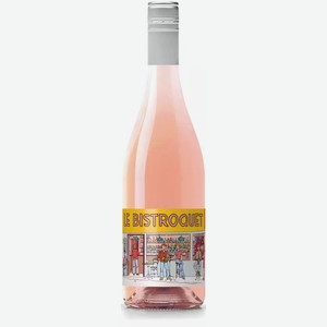 Вино Ле Бистрокет 8,5-15% Роз. Сух. 0,75л, 0,75