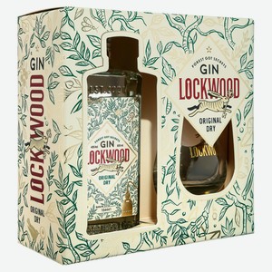 Джин Gin Lockwood Original Dry Россия, 0,5 л + бокал
