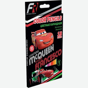 Набор цветных карандашей Disney Cars 18 шт