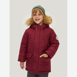 Куртка зимняя для мальчика Hola, бордовый (98)