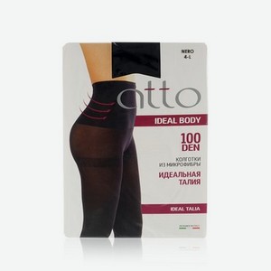 Женские моделирующие колготки Atto Ideal Body Talia 100den Nero 4 размер