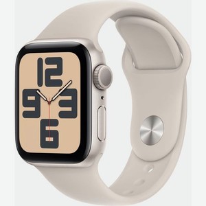 Смарт-часы Apple Watch SE 2023 A2722, 40мм, сияющая звезда / сияющая звезда [mr9v3ll/a]