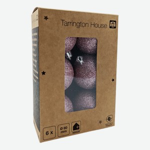Tarrington House Набор шаров персиковые 6см, 6шт Китай