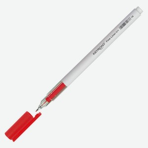 Ручка капиллярная KEYROAD Fineliner 0,4мм красная, 1 шт