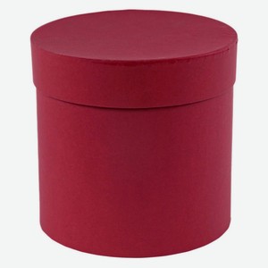 Коробка подарочная «Азалия Декор» круглая вишневая, D18xH18 см