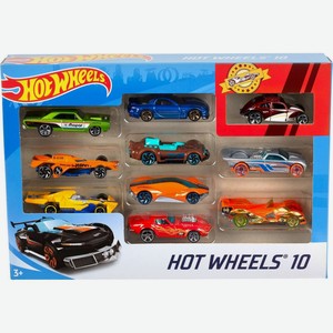Подарочный набор Hot Wheels Базовые машинки (10 шт.) в ассортименте