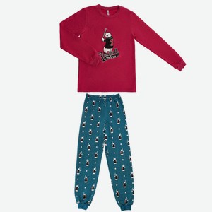Пижама для мальчика Barkito «Сновидения», темно-зе (110-116)