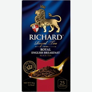 Чай Richard Royal English Breakfast черный 25 пакетиков по