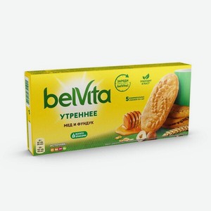Печенье Belvita Утреннее с фундуком и медом 225 г