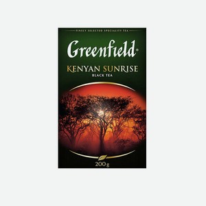 Чай черный Greenfield Kenyan Sunrise, листовой 200 г