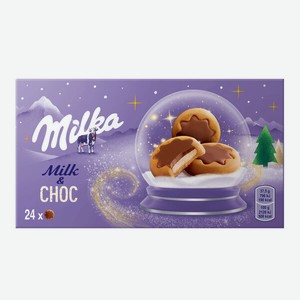 Печенье Milka с молочной начинкой в молочном шоколаде 150 г