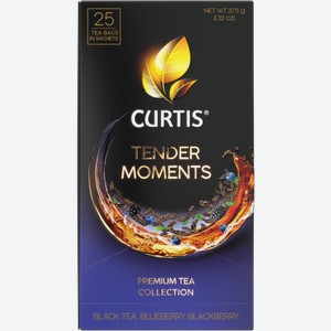 Чай черный Curtis Tender moments, 25х1,5 г, 3