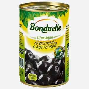 Маслины Bonduelle с косточкой в рассоле, 300 г