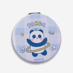 ILIKEGIFT Зеркало складное  Panda paradise in hoop  с увеличением