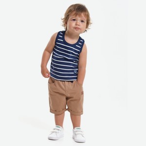 Комплект для мальчика шорты и футболка Mini Maxi, полоска (86)
