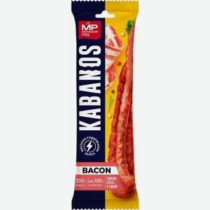Колбаски Мясницкий ряд Kabanos Bacon сырокопченые, 60 г