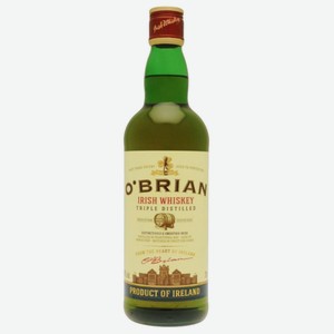 Виски O Brian ирландский купажированный 40%, 700мл