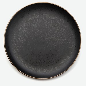 Тарелка обеденная NuovaCasa Elite black, 26 см