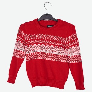 Пуловер для девочек Sabedoria красный