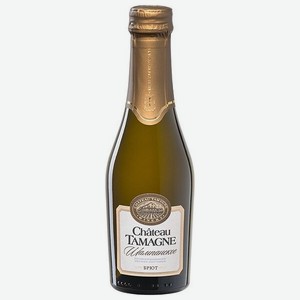 Вино игристое Сhateau Tamagne брют белое, 0.2 л