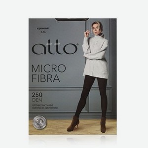 Женские колготки Atto Microfibra 250den Коричневый 5 размер