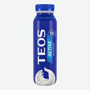 Йогурт питьевой Савушкин Teos Active натуральный 2% 260 г