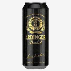 Пиво темное Erdinger Dunkel 5,3%, 0,5 л