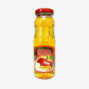 Сок яблочный восстановленный осветленный Сады Баксана без в стеклянной бутылке 0,25 л