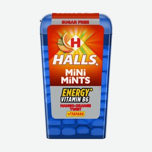 Леденцы Halls Mini Mints Манго и апельсин, без сахара, 1 13 г