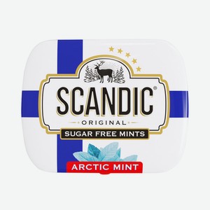 Конфеты освежающие Scandic Арктическая мята 14 г