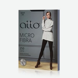 Женские колготки Atto Microfibra 250den Черный 3 размер