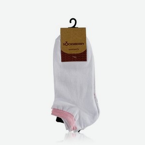 Женские носки Socksberry WO14641 Черный + Белый , р.25 , 3 пары