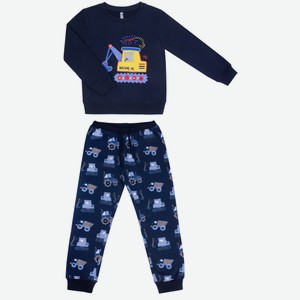 Пижама для мальчика Barkito «Сновидения», синяя (92)